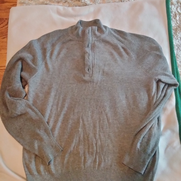 Pronto Uomo Light Gray Turtleneck Sweater - Picture 1 of 4